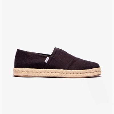 TOMS Shoes ALPARGATA ROPE 2.0 - Volwassenen Instappers - Kleur: Zwart - Maat: 45