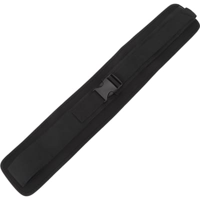 Ceinture d'exercice pour la poussée des hanches, souple, confortable, longueur réglable, pour l'haltérophilie, pour les ponts avec haltères black