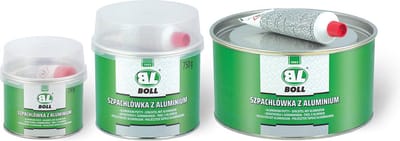BOLL Szpachlówka z ALUMINIUM 1,8kg set z verharder 50g