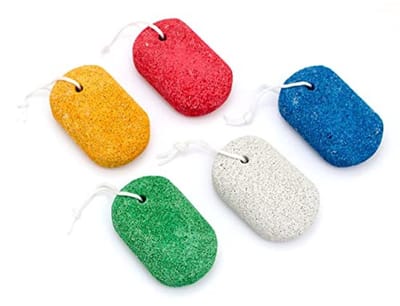 Pumice Stone Set - 5 Kleurrijke Voetvijlen voor Perfecte Pedicure en Eeltverwijdering