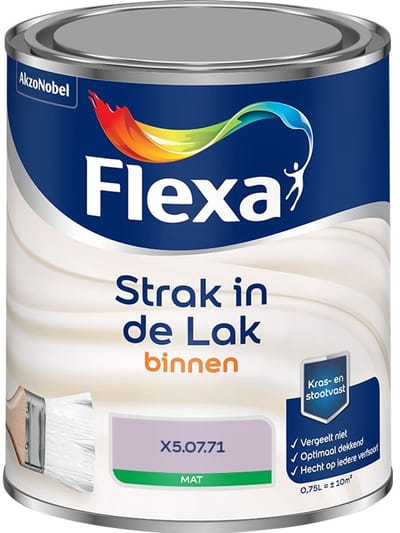Flexa - Strak In De Lak Binnenlak Mat - X5.07.71 - Mengverf - 750 Ml