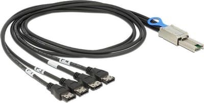 DeLOCK Mini-SAS SFF-8088 > 4x eSATA - 1 meter