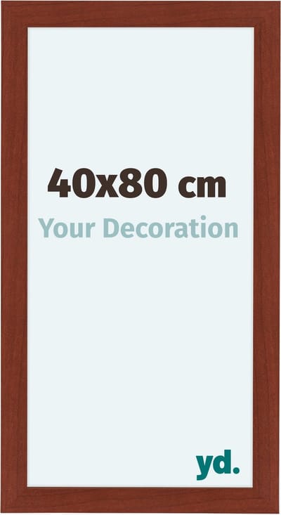 Your Decoration - Fotolijst 40x80 cm - MDF - Kersen - Como