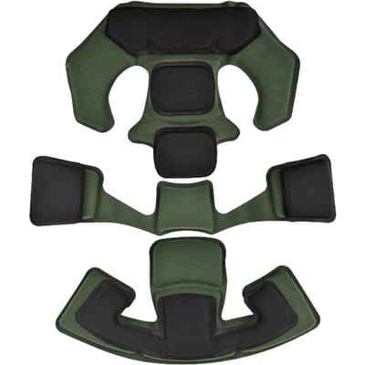 Memory Foam Helmpads Beschermende kussenmat Vervanging voor Team Wendy Helmaccessoires legergroene kleur