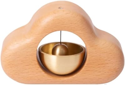 Winkeliersbel Deur - Deurbel Hout - Klant Melder - Magnetische Montage - 93 cm - Veelkleurig