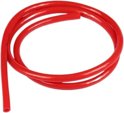 Brandstofkraan Schakelaar - Brandstofleiding - Motor Onderhoud - Universeel Toepasbaar - 1 Meter Lengte - Rood