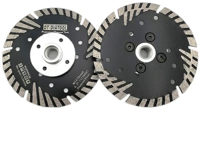 Diamant Turbo Zaagblad 4,5 inch voor Betontegels en Graniet