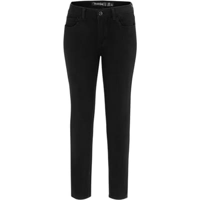 Firetrap Skinny jeans voor dames met middelhoge taille (Zwart)