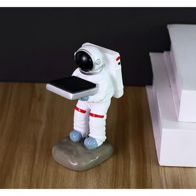 Horloge Display Stand Hars Figuur Houder Dienblad voor Horloge Sieraden Opslag en Huis Bureau Decoratie Ruimtevaarder astronaut