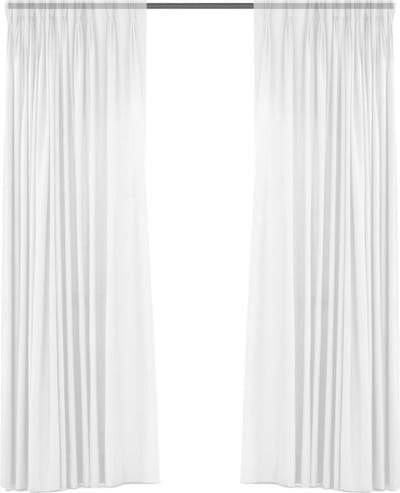 Larson - Luxe ondergordijnen - Met ringen - 1.5m x 2.5m - Wit