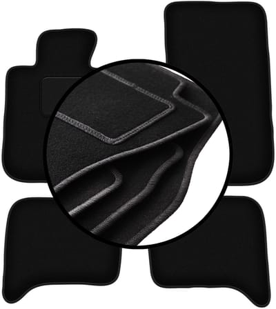 Complete set veloursmatten voor: BMW 5 E28 sedan (1980-1990)