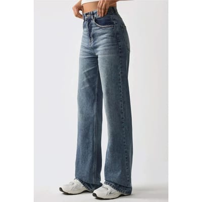 Rechtdoorgankelijke Denim Jeans