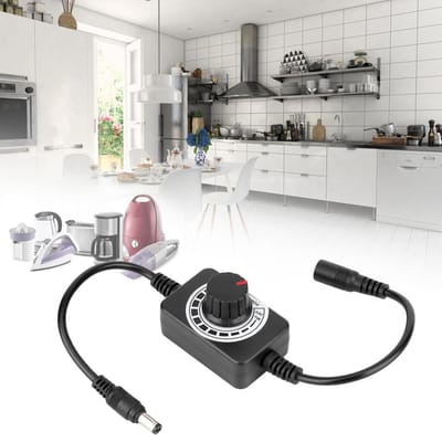5 Interrupteur de contrôle de vitesse CC réglable 24 V Interrupteur de température de lumière à variation continue pour contrôleur de vitesse de moteur perceuse