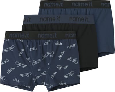 NAME IT- NKMBOXER 3P TITAN SKATER NOOS - Jongens - Trunks