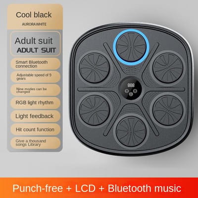 Intelligente muziekbokstrainer Home Fitnessapparatuur Benodigdheden Boksdoel Kinderboksmuur Doel Boksmachine blue