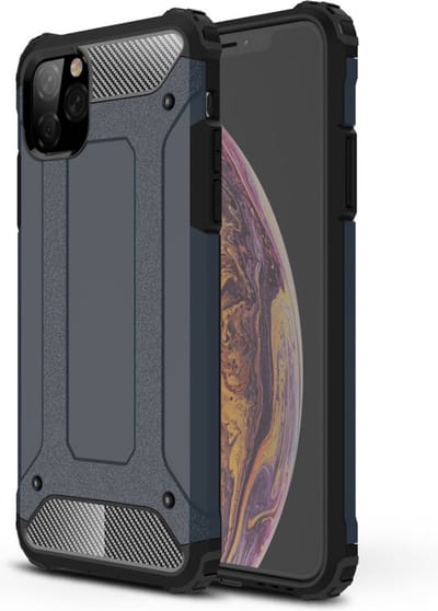 Lunso - Armor Guard hoes - Geschikt voor iPhone 11 Pro Max - Donkerblauw