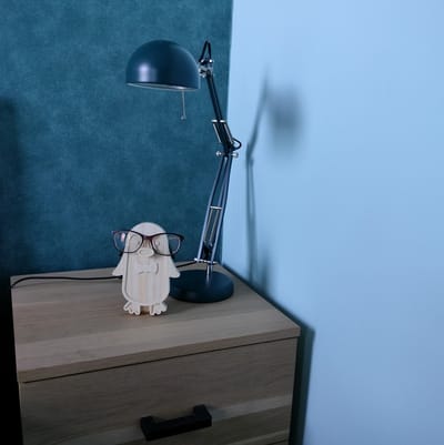 Pinguïn - Brillenhouder - Home decor - Dier - Hout