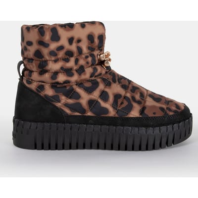 Ilse Jacobsen Shoes Tulip6082 Brown Panthera Print Black Size: 36 | Boots Outlet | Dames | Bruin
