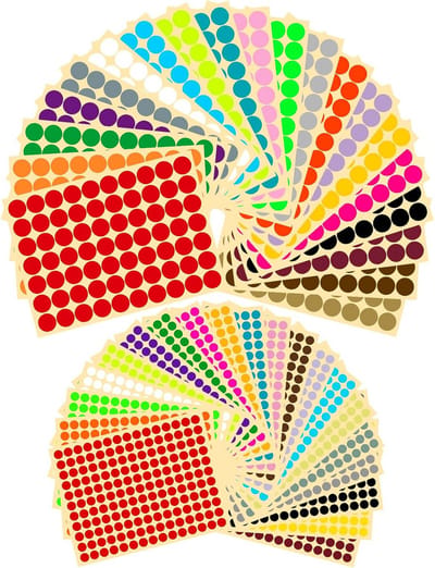 Dubbelzijdige Plakband Dots Zelfklevende Stickers voor Knutselen en Decoratie
