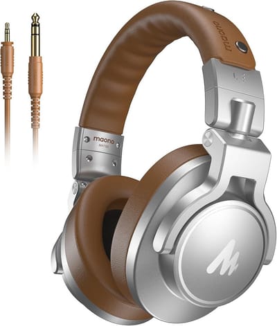 Professionele Studio Hoofdtelefoon Over-Ear Gesloten Design met Vervangbare Kabels