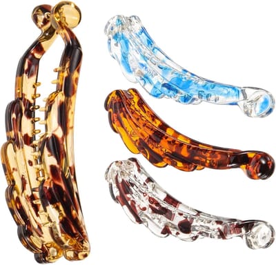 Bananenklemmen Haarclips - Krullende Clips - Haar Styling - Drukloos Ontwerp - 83 cm Lengte - Zoals Afgebeeld