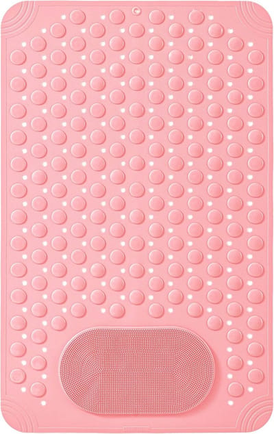 Antislip Douchemat 70x36 cm - Comfortabele Badmat met Voetmassage en Zuignappen
