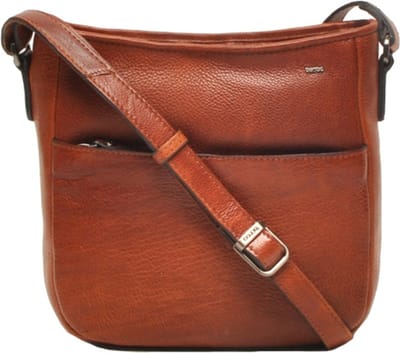 Berba | Lucca | Crossbody tas | Schoudertas | Dames | Cognac | Bruin | Leer