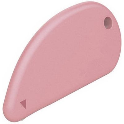 Cutter de sécurité à lame en céramique Mini Express Box Cutter Porte-clés Ouvre-paquet Couteau utilitaire d'art Papeterie Fournitures scolaires de bureau rose