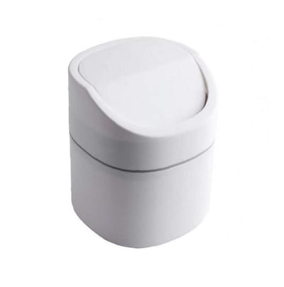 Mini Afvalbak - Desktop Prullenbak - Bureau Opruimen - Compact Ontwerp - 5x5x5 cm - Willekeurig