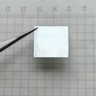 Platina Metaalplaat - Edelmetaal Folie - Sieraden Maken - Hoge Zuiverheid Pt - 0.1mm x 5mm - Zilverkleurig