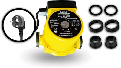 Circulatiepomp voor Warm Water Circulatie met Automatische Drukregeling – Efficiënte Waterpomp voor Centrale Verwarming en Warmtepomp