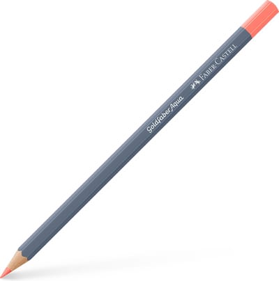 Faber-Castell kleurpotlood aquarel - Goldfaber Aqua - 418 pastel scarlet rood - FC-114518