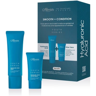 skinChemists Hyaluronzuur anti-aging masker + Hyaluronzuur gezichtsserum 80 ml