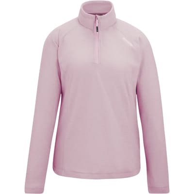 Montes lichtgewicht fleecetrui met halve rits voor dames, ideaal voor wandelen.