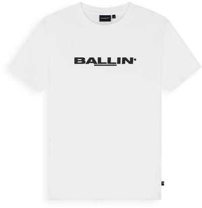 Ballin Amsterdam - Jongens Regular fit T-shirts Crewneck SS - Off White - Maat 6