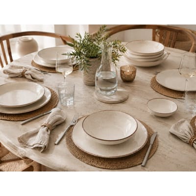 Rinart Serveerschaal - Brunilda - Porselein - 10 cm (100cc) - set van 2