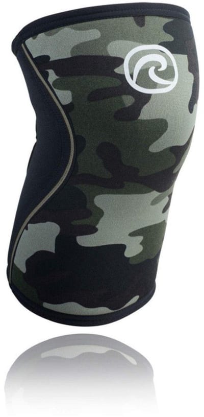 Rehband RX Kniebrace - 5 mm - Zwart/Camo - S
