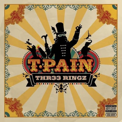 CD T-PAIN - Thr33 Ringz 88697316302 Jive, Zomba Lab 2008 Canada Rap & Hip-Hop/R&B Occasion black