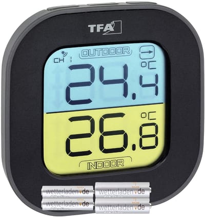 Draadloos Binnen en Buiten Thermometer met Sensor en Trendindicator