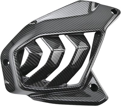 Radiator Koeltank - Paneel Cover - Motor Beschermen - Roestvrij Staal - Universele Pasvorm - Zwart