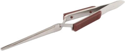 Precisie Pincetten - Sieraden Pincet - Kleine Onderdelen Hanteren - Kruisvergrendeling - 0.3 mm - Zilver