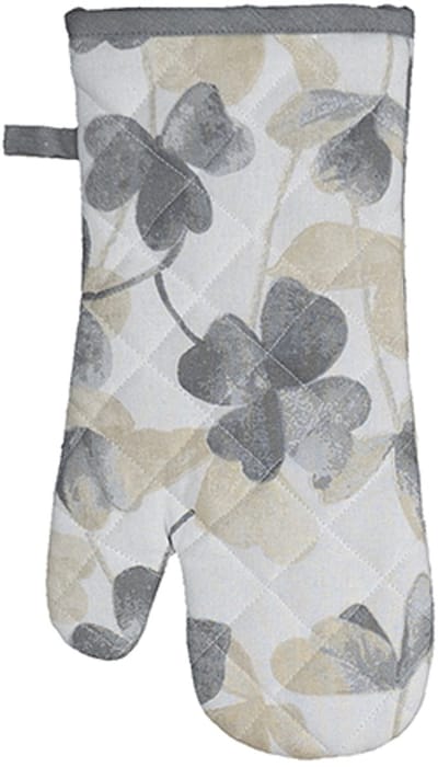 Pannen - want - Klavertje vier - Grijs - Beige - 17 x 32 cm