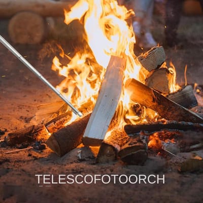 Vuurblaaspijp - Brandbalg Haard - Kampvuur Starten - Telescopisch Ontwerp - 63.5 cm - Grijs