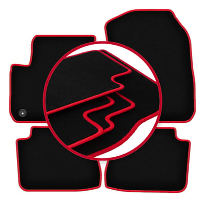 CARLUX-RED automatten voor: Opel e-Corsa F hatchback (2019-)