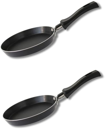 Set van 2 Mini pannen voor pannenkoeken met keramische coating 14 cm ELO Juwel de Luxe
