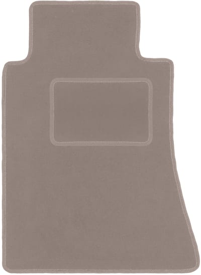 Beige bestuurdersmat voor: Mercedes E W124 sedan, stationwagen (1984-1997)