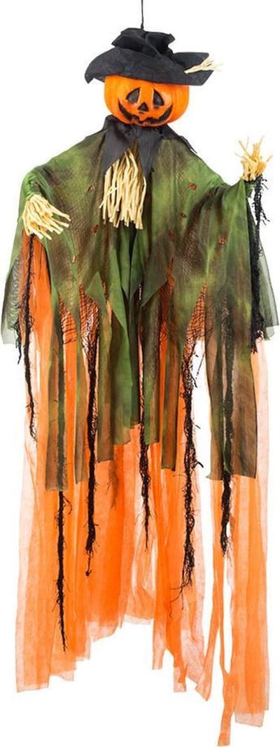 Boland pompoen pop - 100 cm - halloween - hangdecoratie - horror
