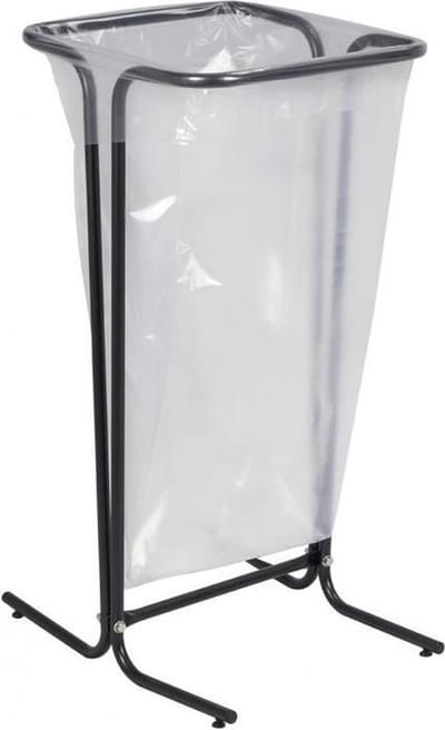 Afvalzakhouder 110 liter grijs op poten
