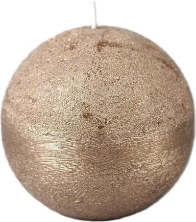 Rasteli Luz Your Senses Metal Kaars-Bolkaars Goud-Antik Gold D 10 cm