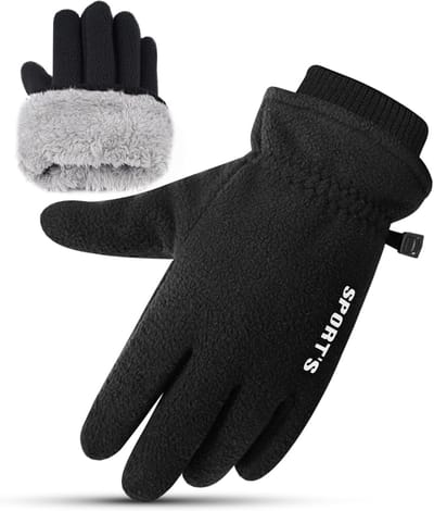 Dikke Thermische Winterhandschoenen voor Heren - Warme Touchscreen Handschoenen voor Buitensport en Motorfiets